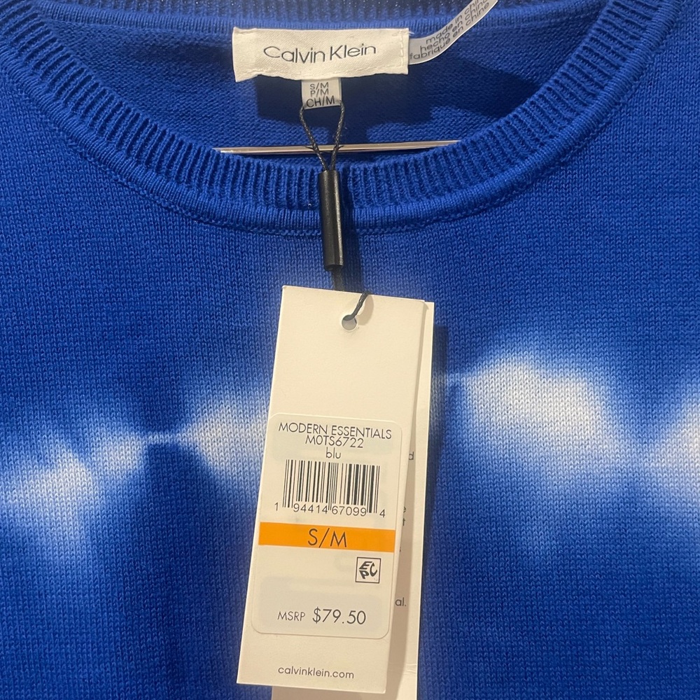 Calvin Klein Blue Sweater (1)
